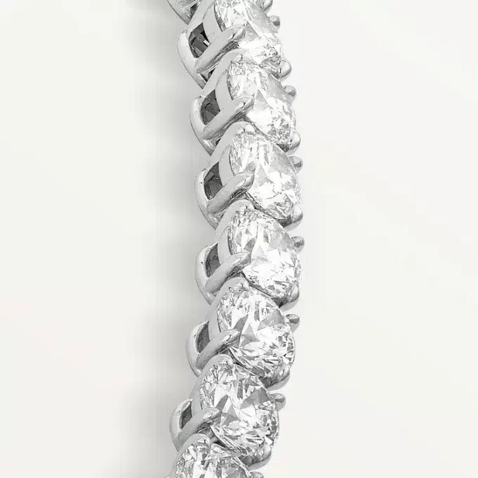 Colar Lignes Essentielles, diamantes de corte brilhante
