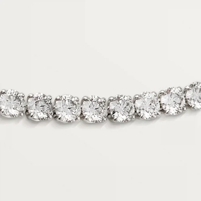 Colar Lignes Essentielles, diamantes de corte brilhante