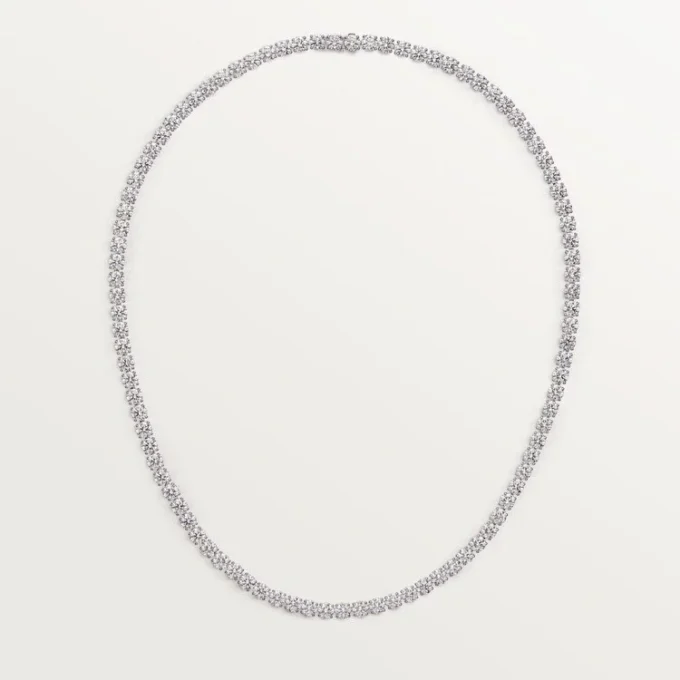 Colar Lignes Essentielles, diamantes de corte brilhante