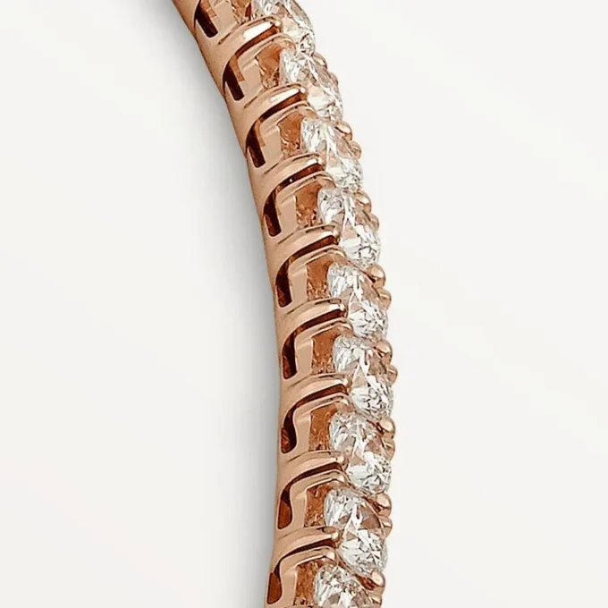 Colar Lignes Essentielles, diamantes de corte brilhante