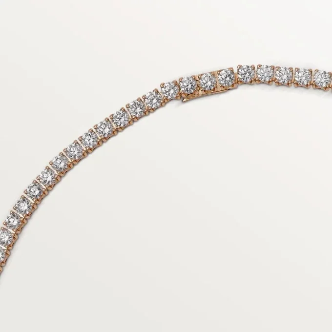Colar Lignes Essentielles, diamantes de corte brilhante