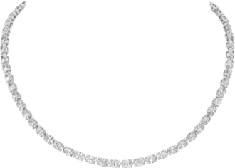 Colar Lignes Essentielles, diamantes de corte oval