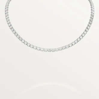 Colar Lignes Essentielles, diamantes de corte brilhante