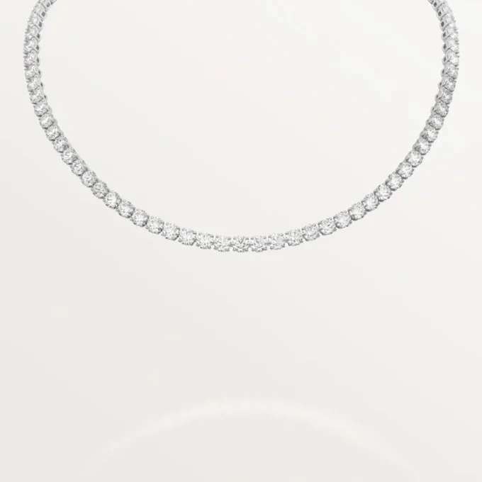 Colar Lignes Essentielles, diamantes de corte brilhante