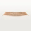 Colar longo Agrafe, semi-pavé