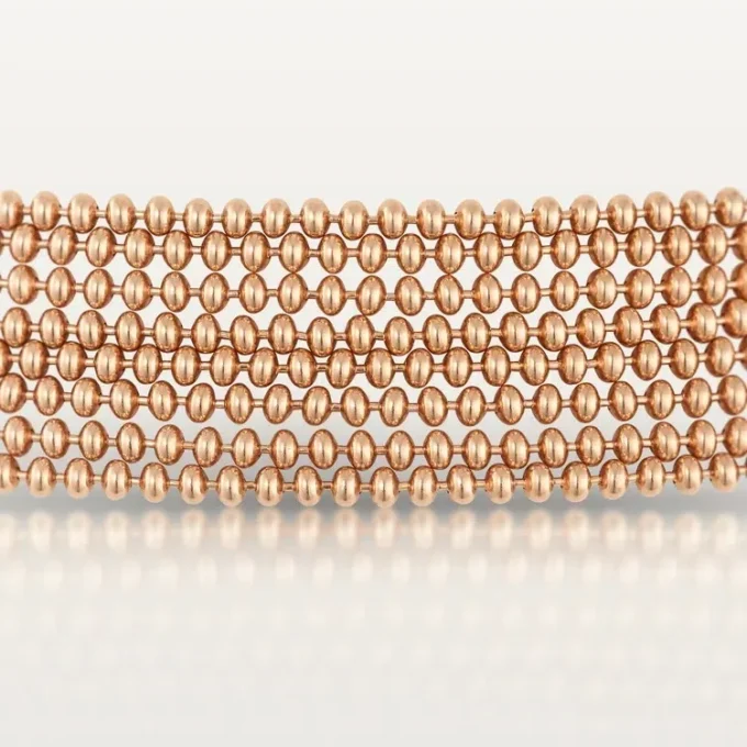 Colar longo Agrafe, semi-pavé