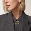 Colar longo Clash De Cartier, flexível, modelo pequeno