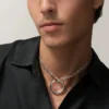Colar longo Juste Un Clou, multiuso, modelo extragrande