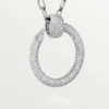 Colar longo Juste Un Clou, multiuso, modelo extragrande, pavé