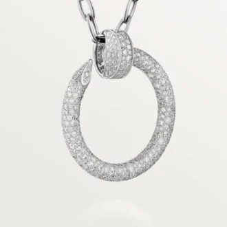 Colar longo Juste Un Clou, multiuso, modelo extragrande, pavé