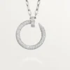 Colar longo Juste Un Clou, multiuso, modelo extragrande, pavé