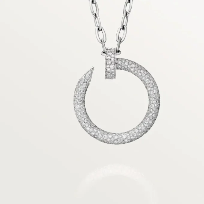 Colar longo Juste Un Clou, multiuso, modelo extragrande, pavé