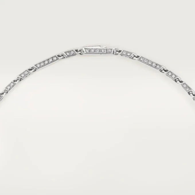 Colar longo Panthere De Cartier, rubi, multiuso, modelo grande, pavé