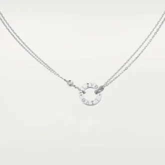 Colar Love, 2 diamantes – Ouro branco, Diamantes – Cartier