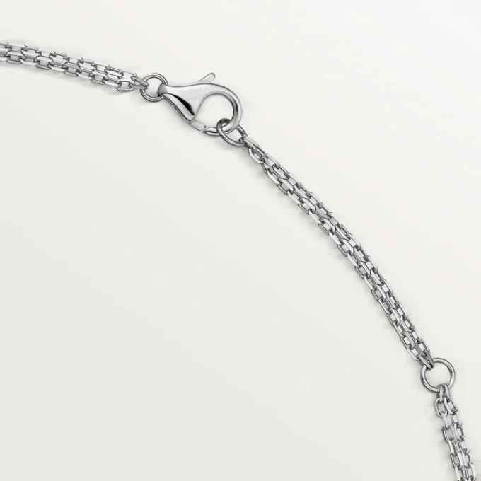 Colar Love, 2 diamantes – Ouro branco, Diamantes – Cartier