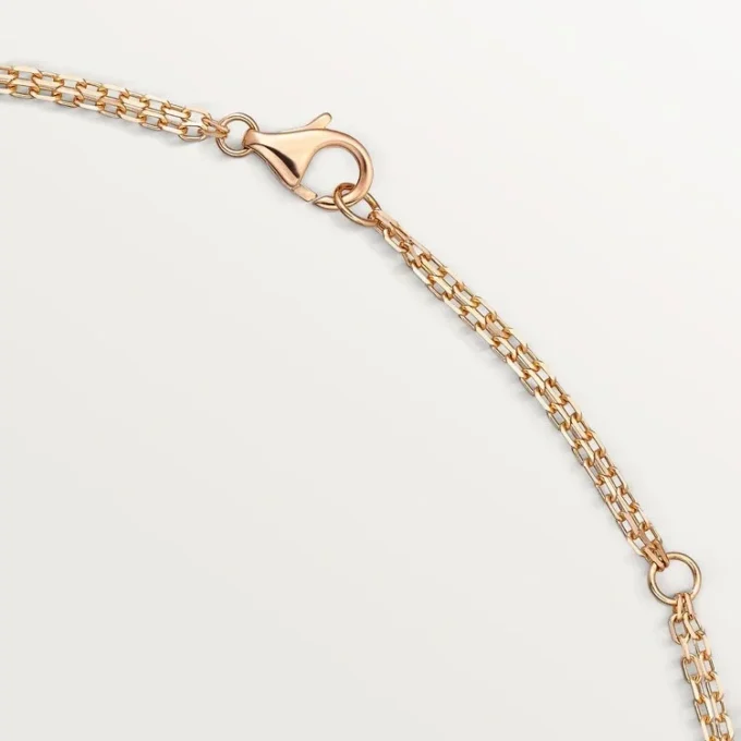 Colar Love, 2 diamantes – Ouro rosa, Diamantes – Cartier