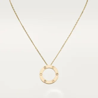 Colar Love, 3 diamantes – Ouro amarelo, Diamantes – Cartier