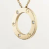 Colar Love, 3 diamantes – Ouro amarelo, Diamantes – Cartier