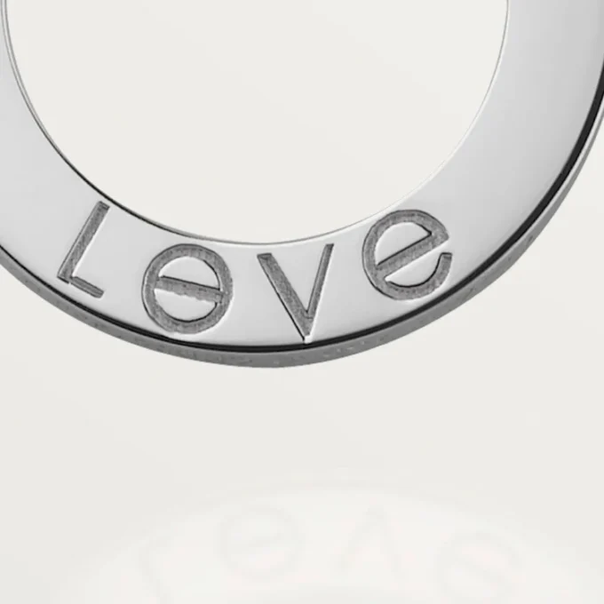 Colar Love, 3 diamantes – Ouro branco, Diamantes – Cartier