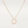 Colar Love, 3 diamantes – Ouro rosa, Diamantes – Cartier