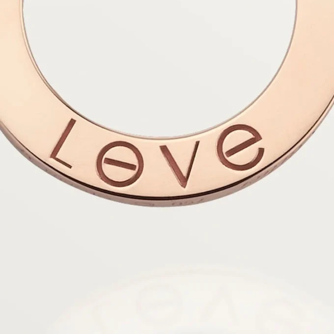 Colar Love, 3 diamantes – Ouro rosa, Diamantes – Cartier