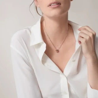 Colar Love, 6 diamantes – Ouro rosa, ouro branco, diamantes – Cartier