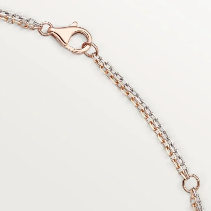 Colar Love, 6 diamantes – Ouro rosa, ouro branco, diamantes – Cartier