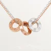 Colar Love, 6 diamantes – Ouro rosa, ouro branco, diamantes – Cartier