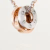 Colar Love, 6 diamantes – Ouro rosa, ouro branco, diamantes – Cartier