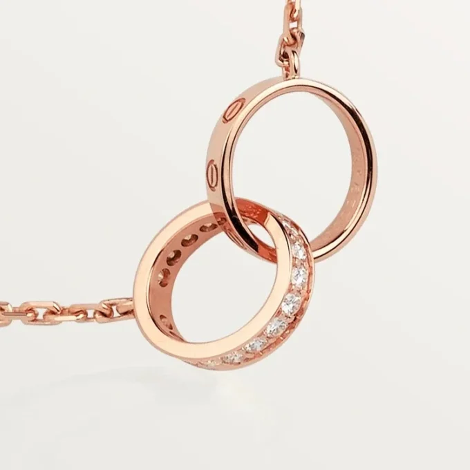 Colar Love, Diamantes – Ouro Rosa, Diamantes – Cartier