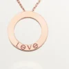 Colar Love – Ouro Rosa – Cartier