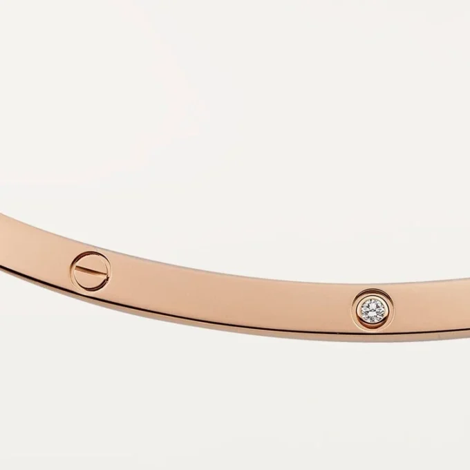 Colar Love – Ouro rosa, diamante – Cartier