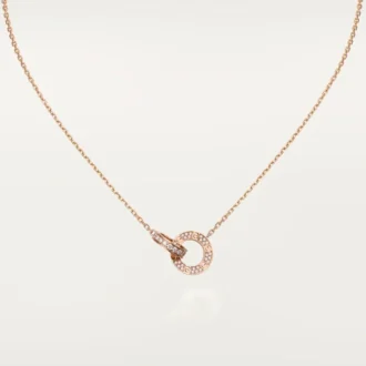 Colar Love – Ouro rosa, diamantes – Cartier