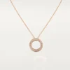 Colar Love – Ouro rosa, diamantes – Cartier