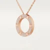 Colar Love – Ouro rosa, diamantes – Cartier
