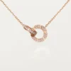 Colar Love – Ouro rosa, diamantes – Cartier