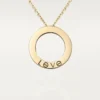 Colar Love, pavé de diamantes – Ouro amarelo, diamantes – Cartier