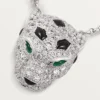 Colar Panthere De Cartier com diamantes, ouro branco | Cartier EUA