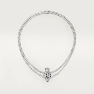 Colar Panthere De Cartier, Multi-Wear, Pavé
