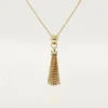 Colar Panthere De Cartier – Ouro amarelo, laca preta, granadas tsavoritas, ônix, diamantes – Cartier
