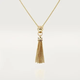 Colar Panthere De Cartier – Ouro amarelo, laca preta, granadas tsavoritas, ônix, diamantes – Cartier