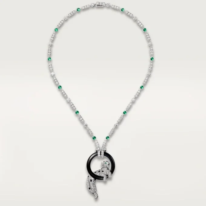 Colar Panthere De Cartier, pavé