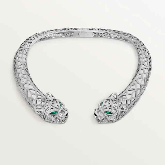 Colar Panthere De Cartier, pavé