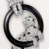 Colar Panthere De Cartier, pavé
