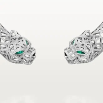 Colar Panthere De Cartier, pavé