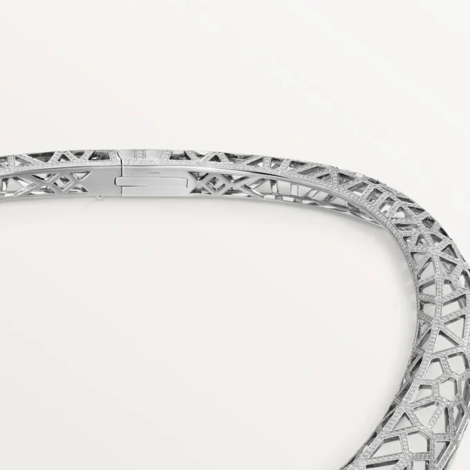 Colar Panthere De Cartier, pavé