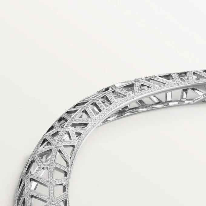 Colar Panthere De Cartier, pavé