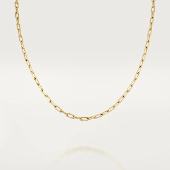 Colar Santos De Cartier, Corrente, Modelo Pequeno