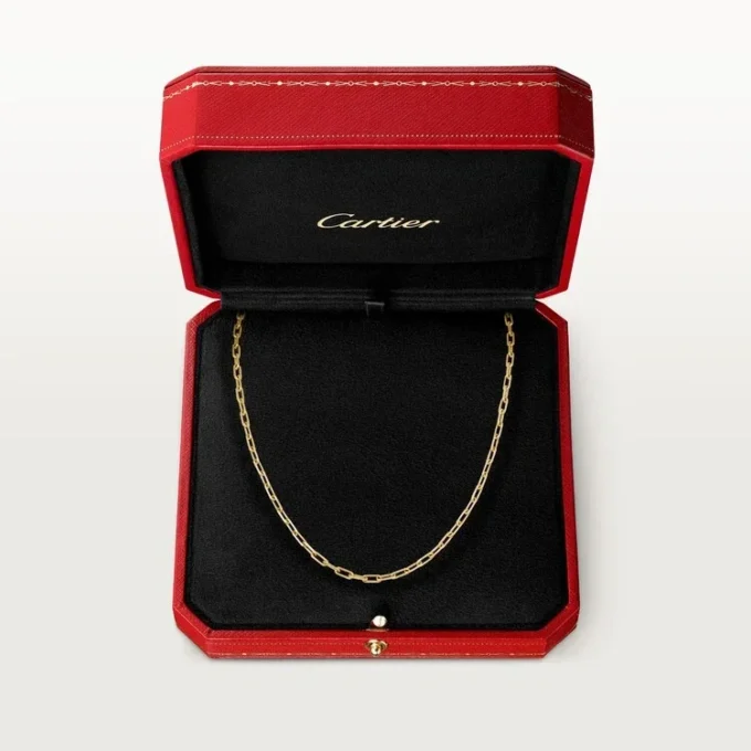 Colar Santos De Cartier, Corrente, Modelo Pequeno