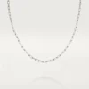 Colar Santos De Cartier – Ouro Branco – Cartier